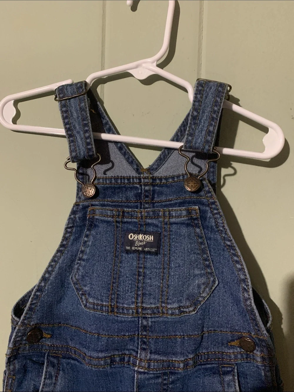 OshKosh B'gosh Blue Denim Relaxed Jeans Overalls